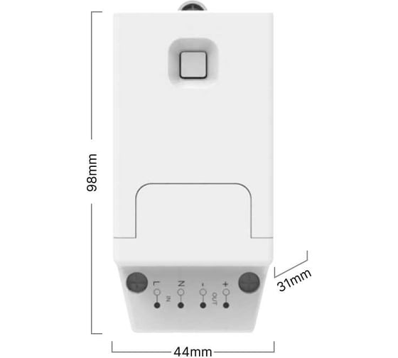 Реле диммер GRITT Core 1 линия 433 + Zigbee 32115