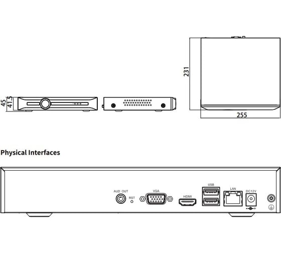 Видеорегистратор Tiandy TC-R3120 I/B/V3.0 20-канальный 00-00012943