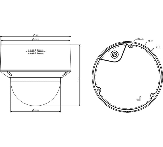 Уличная купольная IP-камера Tiandy TC-C32MN I3/A/E/Y/M/2.8-12mm/V4.0 2МП 00-00015330