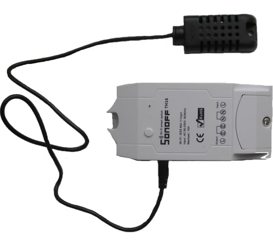 WiFi реле с датчиком Sonoff TH16A 00-00000679