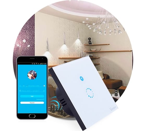 WiFi выключатель Sonoff Light T1 00-00000730