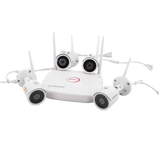 Комплект видеонаблюдения для улицы Novicam Wifi kit 1204 ver. 4490