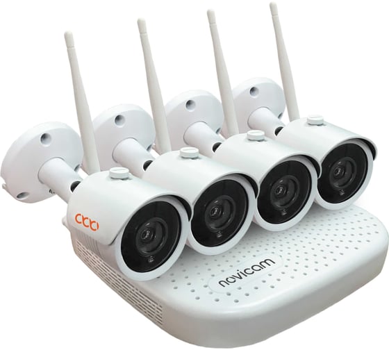 Комплект видеонаблюдения для улицы Novicam Wifi kit 1204 ver. 4490