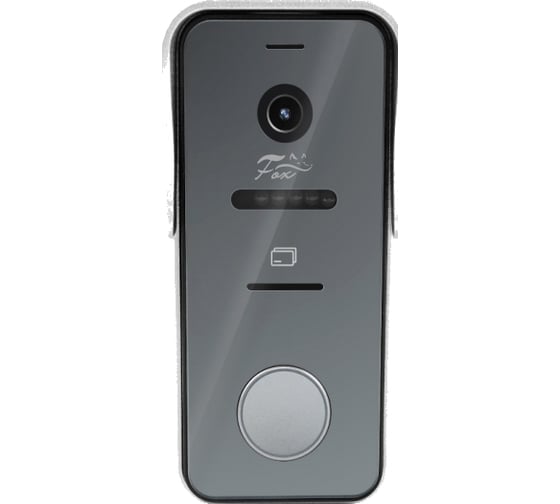 Вызывная AHD видео панель FOX 1080p, считыватель Mifare, FX-CP38A ГРАФИТ 1