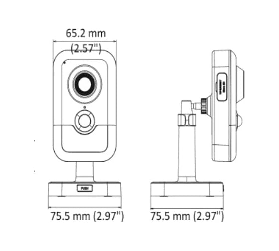 Компактная ip-камера Hikvision Ds-2cd2423g0-iw(2.8mm)(w) 2мп АВ5041561
