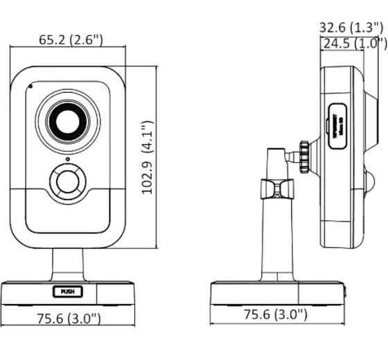 Внутренняя ip-камера HIWATCH DS-I214W(С) (2.8 mm) 2мп АВ5070484