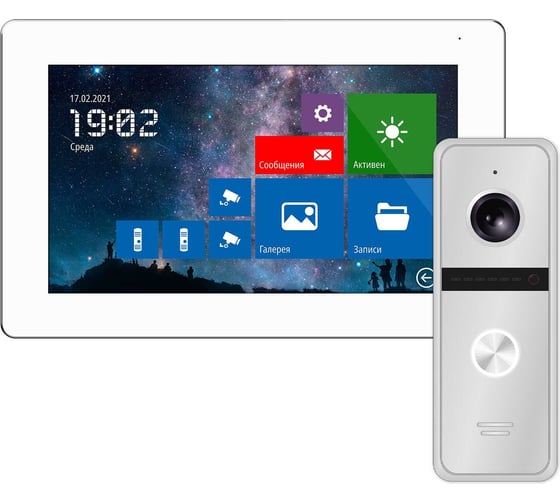 Комплект видеодомофона Novicam freedom 7 fhd kit для квартиры, дома и офиса 4225
