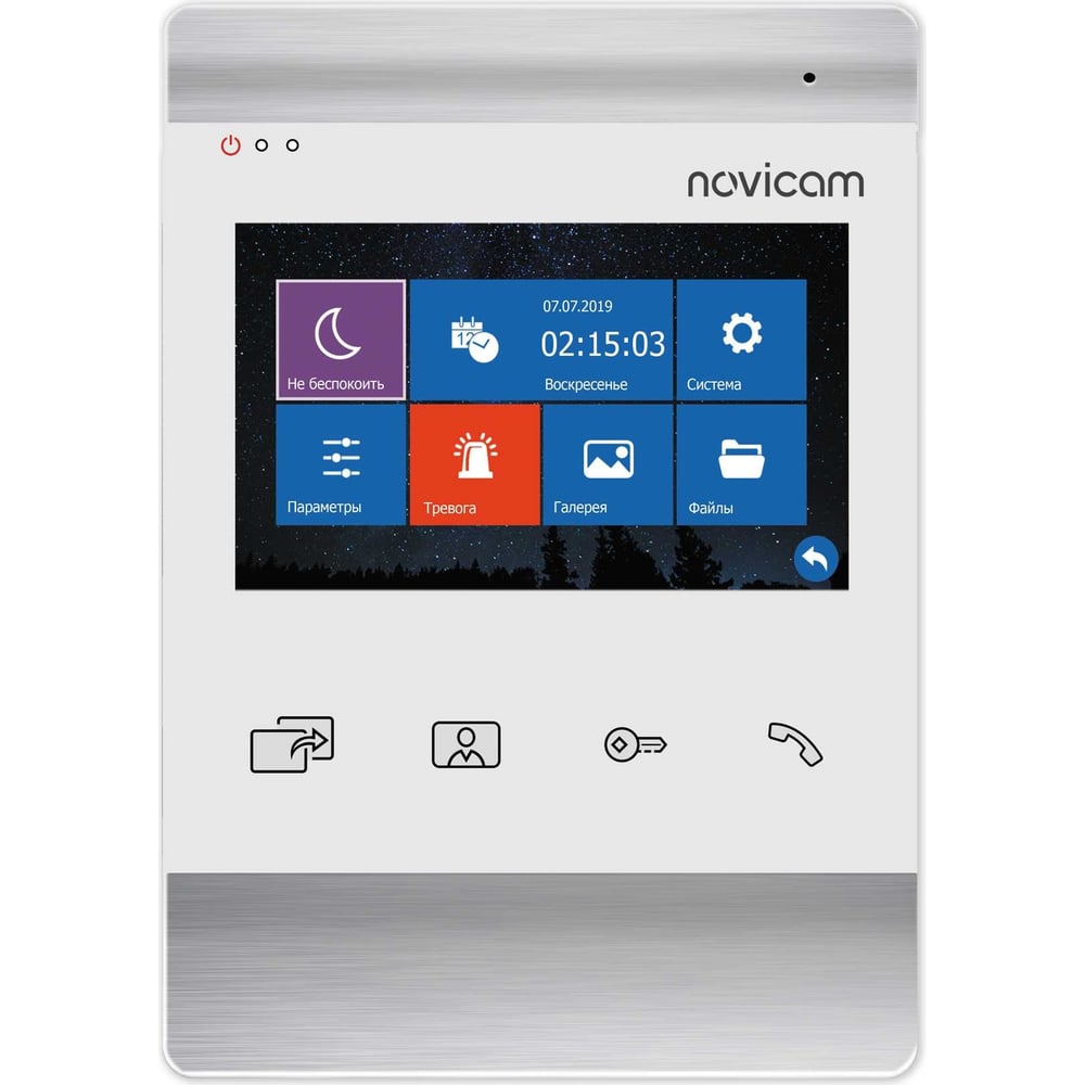 Видеодомофон Novicam white magic 4 hd для квартиры, дома и офиса 4800 ...