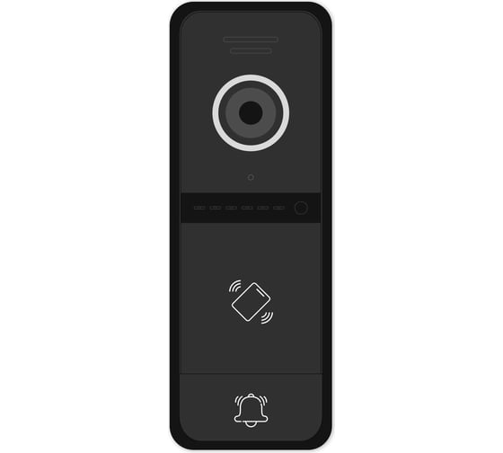 Вызывная панель Novicam fantasy mr fhd black со встроенной скуд 4856