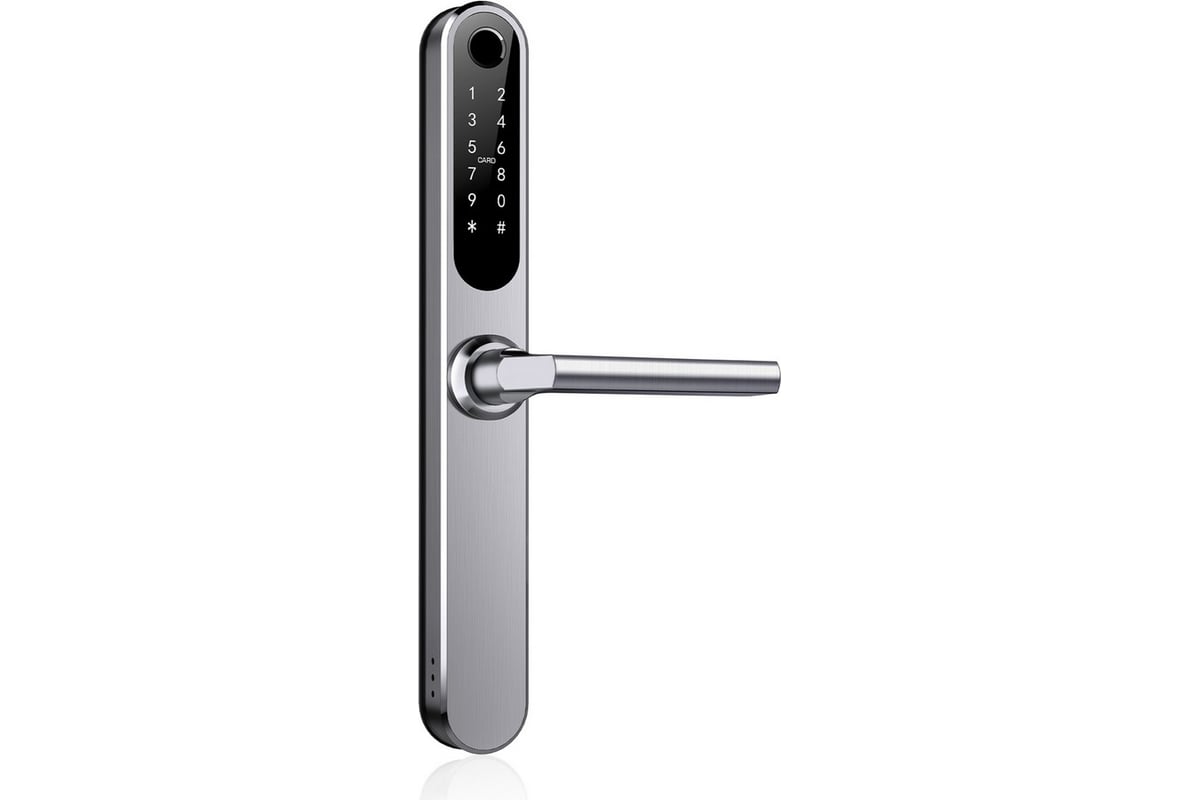 Электронный замок novilock smart slim silver v.4203 с врезным механизмом 5085 v.4935 4999