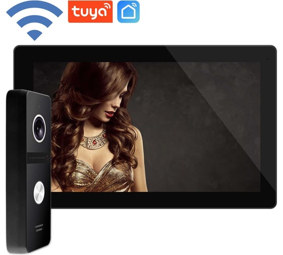 Комплект сенсорного монитора и вызывной панели Novicam Freedom 10 night fhd wifi kit 4230