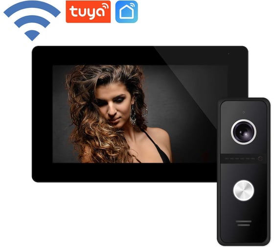 Комплект сенсорного монитора и вызывной панели Novicam Freedom 7 night fhd wifi kit 4228