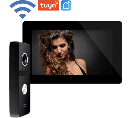 Комплект сенсорного монитора и вызывной панели Novicam Freedom 7 night fhd wifi kit 4228