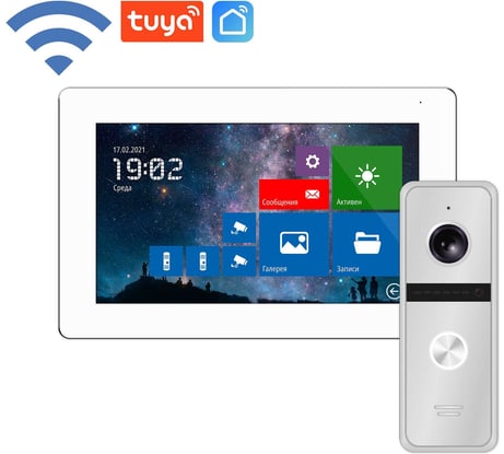 Комплект сенсорного монитора и вызывной панели Novicam Freedom 7 fhd wifi kit 4227