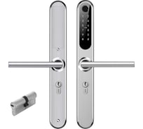 Электронный замок Novilock Home slim silver v.4237 с врезным механизмом 6085 v.4938 4986