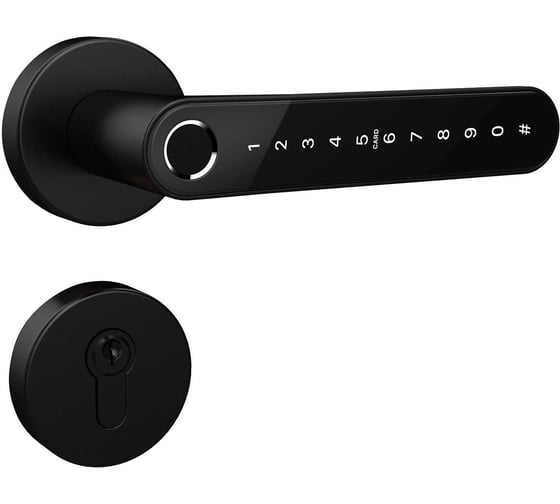 Электронный замок Novilock Home fast black v.4211 с врезным механизмом 4585 v.4933 4126