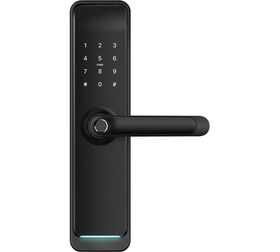 Электронный замок 4936 Novilock Smart fast black v.4213 с врезным механизмом 5572 v.4975 1