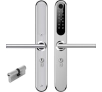 Электронный замок Novilock Home slim silver v.4237 с врезным механизмом 4585 v.4933 4983