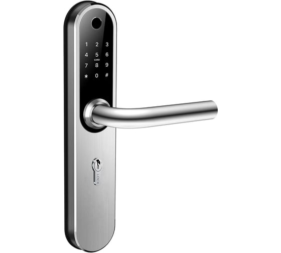 Электронный замок Novilock Home plus silver v.4239 с врезным механизмом 5085 v.4535 4989