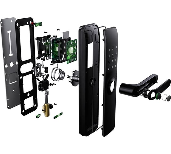 Электронный замок Novilock Smart fast black v.4213 с врезным механизмом 5085 v.4935 4974