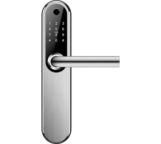 Электронный замок Novilock Smart plus silver v.4208 с врезным механизмом 4585 v.4933 4958