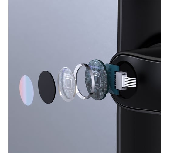 Электронный замок Novilock Smart fast black v.4213 с врезным механизмом 6085 v.4938 4976