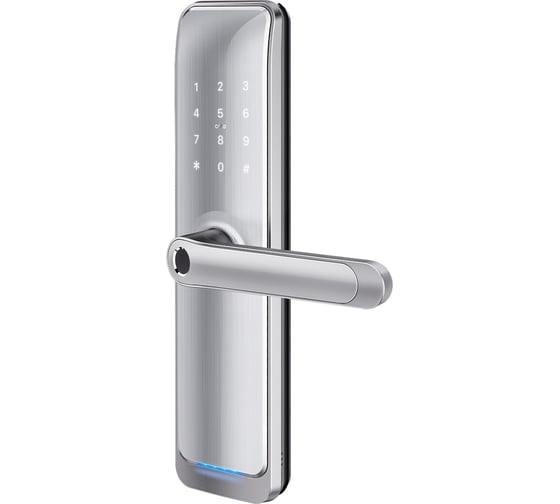 Электронный замок Novilock Smart fast silver v.4212 с врезным механизмом 6085 v.4938 4971