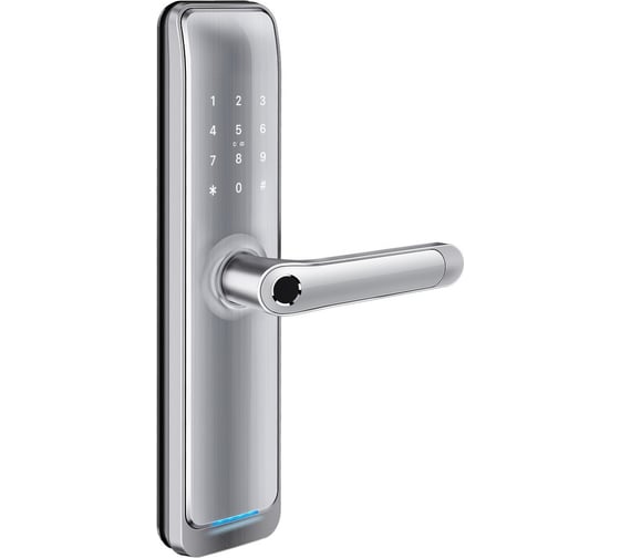 Электронный замок Novilock Smart fast silver v.4212 с врезным механизмом 6085 v.4938 4971