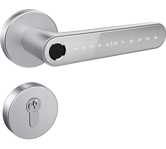 Электронный замок Novilock Home fast silver v.4210 с врезным механизмом 5085 v.4935 4105