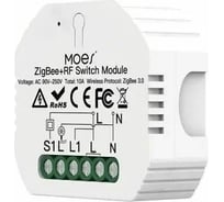 Переключатель Moes Switch Module, Wi-Fi 2,4GHz Zigbee+RF433 MGHz MS-104ZR