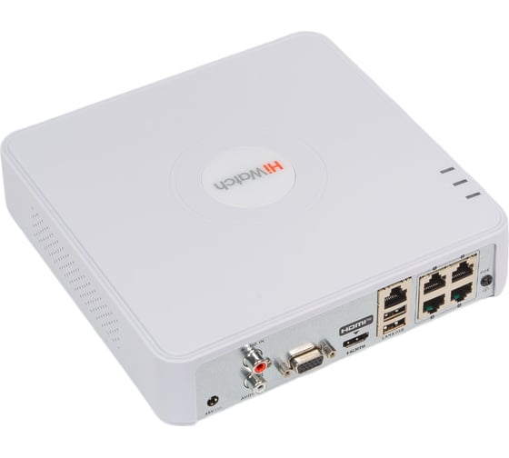 4-х канальный ip-регистратор HIWATCH Ds-n204p(c) АВ5062765