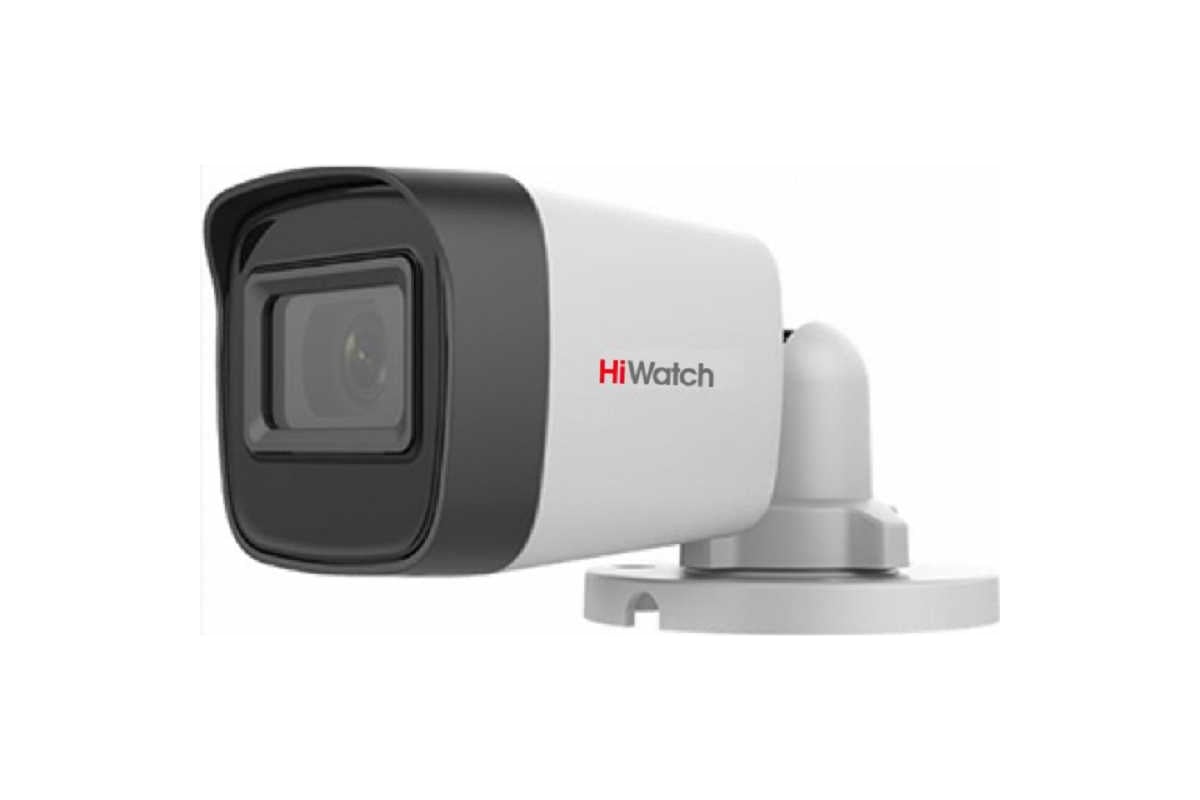 Уличная цилиндрическая HD-TVI камера HIWATCH DS-T500 (С) (3.6 mm) 5Мп  АВ5031131 - выгодная цена, отзывы, характеристики, фото - купить в Москве и  РФ