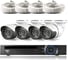 Комплект видеонаблюдения PS-link IP 5Мп KIT-C504IP-POE 4 камеры для улицы 2614 1