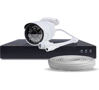 Комплект видеонаблюдения PS-link IP 2Мп KIT-C201IP-POE 1 камера для улицы 2603