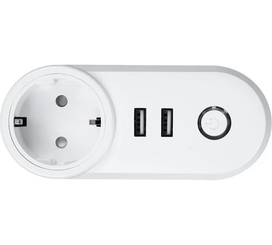 1-постовая розетка Moes Smart Socket, Zigbee, 110-240 В, 16А, белая ZP-LZ-EU2U