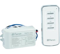 Дистанционный 2-х канальный выключатель с пультом управления (230V, 1000W, 30м, белый) FERON TM72 23262