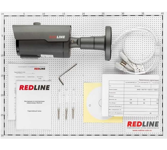 Видеокамера REDLINE RL-AHD4K-MB-VM.WDR.black