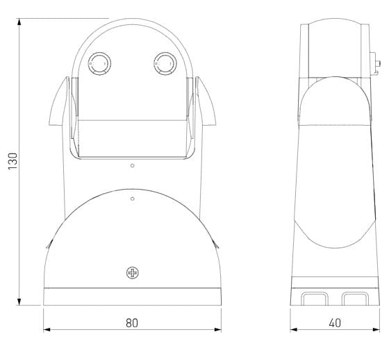 Датчик движения Elektrostandard SNS-M-09 1200W R12m IP54 a034066