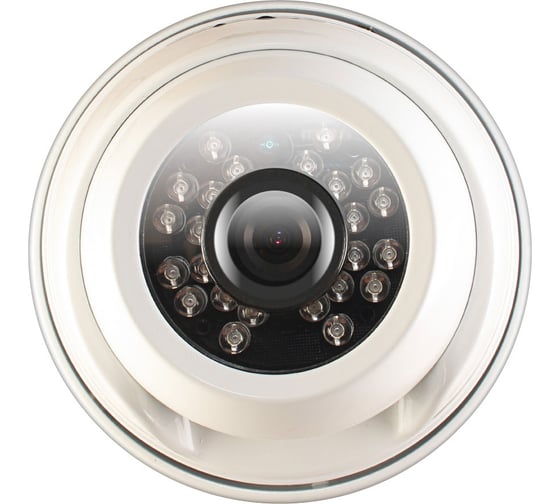Камера GINZZU HAD-1034O, AHD 1.0Mp OV9732, 3.6mm, купольная, IR 20 м, IP66, металл 12313