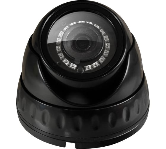 Камера GINZZU HAD-1035Oчер, AHD 1.0Mp OV9732, 3.6mm, купол, IR20 м, IP66, металл 13970