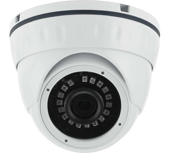 Камера GINZZU HID-2031S, IP 2.0Mp Sony 323, 3.6mm, купол, IR 20м, IP66, металл 14088