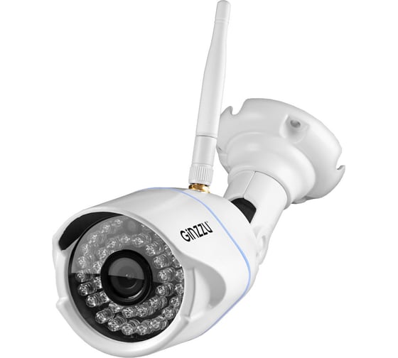 Камера GINZZU HWB-1031X, WiFi 1.0Mp SC1045, 3.6mm, IR 30м, IP66, металл 15649