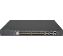 Управляемый коммутатор Gigalink l3, 241/10g sfp+, 440/100g qsfp28, 1 usb, 2 rj45 (консоль+управление) GL-SW-X304-28SQ