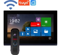 Комплект full hd видеодомофона Novihome Comfy 10 dark fhd wifi kit с wifi v. 4102