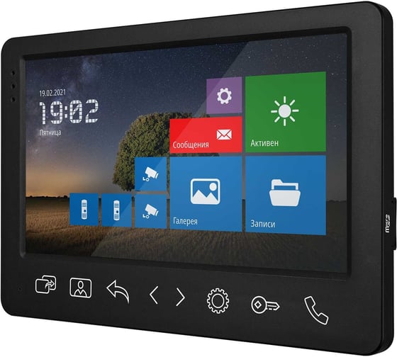 Видеодомофон Novihome Surface 7 dark fhd full hd 7" с поддержкой карты памяти v. 4258