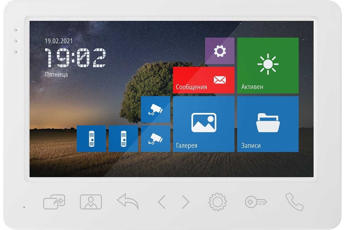 Видеодомофон Novihome Surface 7 white fhd full hd 7