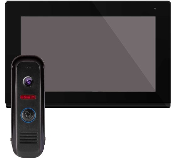 Комплект full hd видеодомофона Novihome Comfy 7 fhd kit dark v. 4176