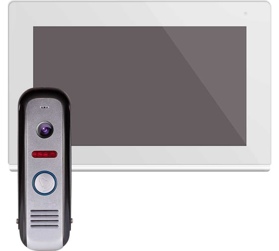 Комплект full hd видеодомофона Novihome Comfy 7 fhd kit white v. 4175