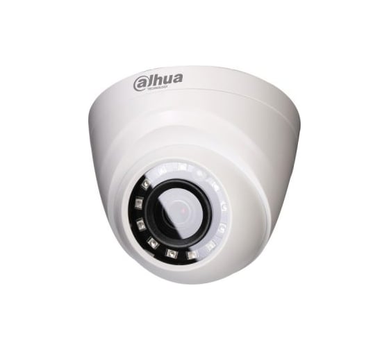 Купольная мультиформатная видеокамера HDCVI 4 в 1 1Мп Dahua DH-HAC-HDW1000RP-0280B-S3