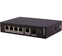 4 портовый неуправляемый еРоЕ коммутатор Dahua DH-PFL2106-4ET-96 4